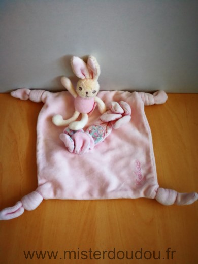 Kaloo Lapin Fleurs roses et bleues - Très bon état