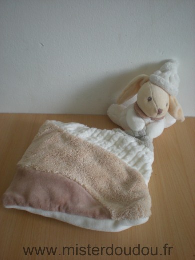 Kaloo Lapin Lapin avec coussin ecri beige marron - Très bon état