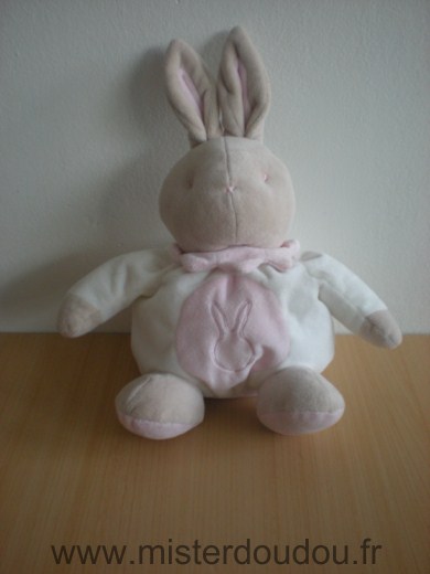 Klorane Lapin Blanc rose beige - Très bon état