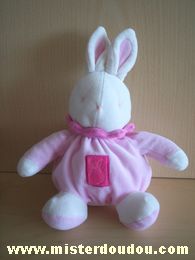 Klorane Lapin Blanc rose col rose - Très bon état