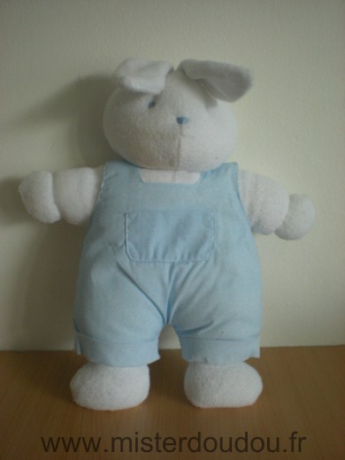 Klorane Lapin Blanc salopette bleue - Très bon état