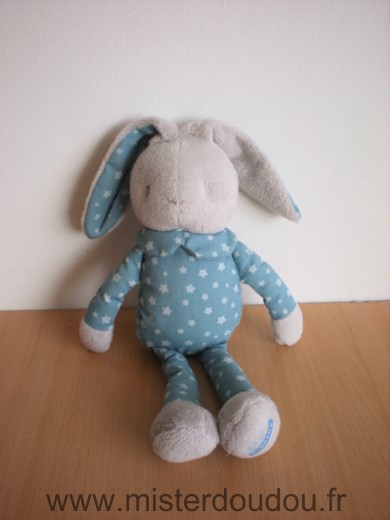 Klorane Lapin Bleu gris etoiles - Très bon état