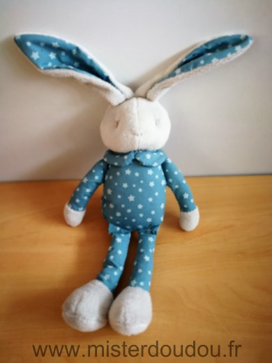 Klorane Lapin Bleu gris etoiles - Très bon état