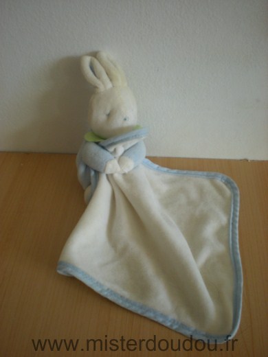 Klorane Lapin Bleu mouchoir blanc - Très bon état