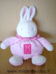 Klorane Lapin Rose blanc col rose - Très bon état