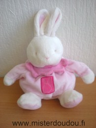 Klorane Lapin Rose blanc col rose - Très bon état