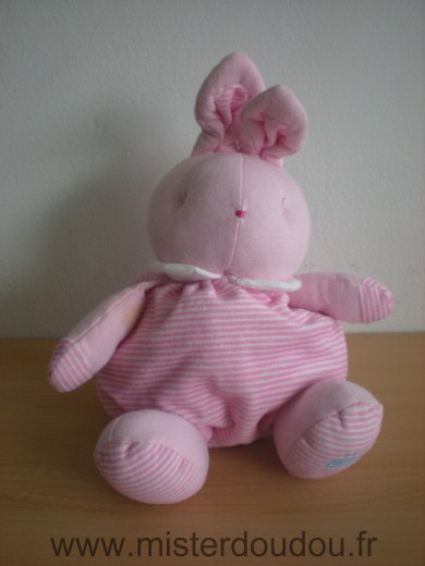Klorane Lapin Rose rayé - Très bon état
