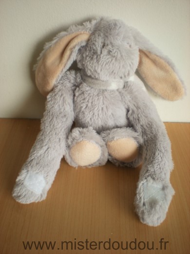 La maison de lilo Lapin Mon toudou gris rose scratch aux mains - Très bon état
