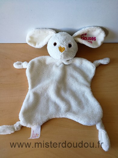 Les blouses roses Lapin Ecru blanc - Très bon état