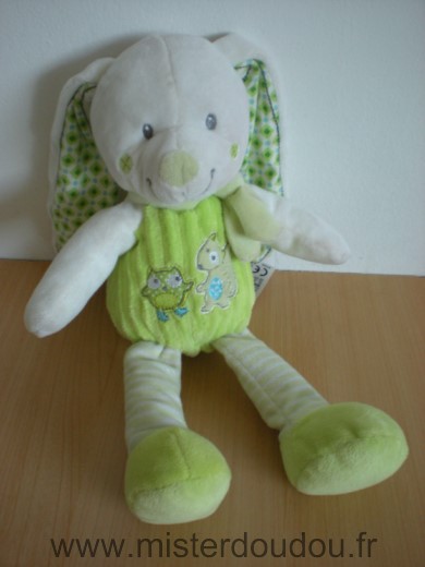 Mots d enfants Lapin Blanc vert - Très bon état