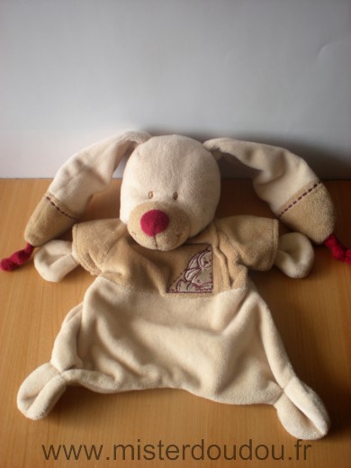 Nicotoy Lapin Beige bordeau - Très bon état