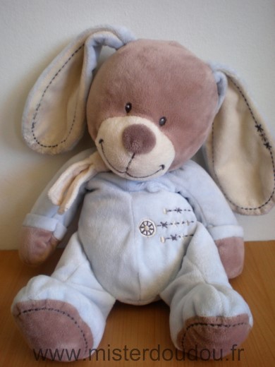 Nicotoy Lapin Bleu beige - Bon état