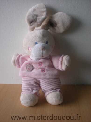Nicotoy Lapin Rose - Très bon état