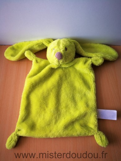 Nicotoy Lapin Simba toys vert anis - Très bon état