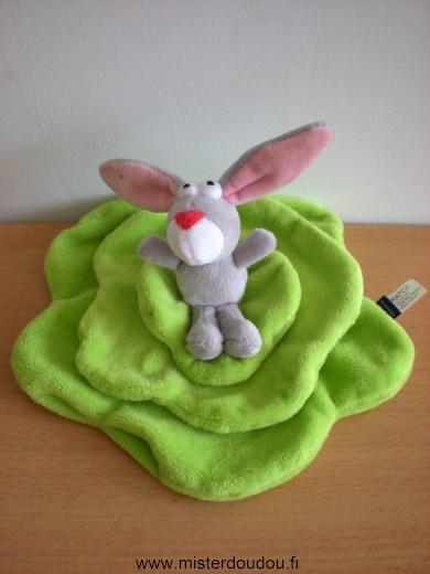 Scratch Lapin Lapin gris sur salade verte - Très bon état