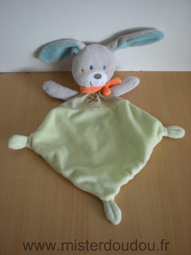 Tex Lapin Vert gris foulard orange - Très bon état