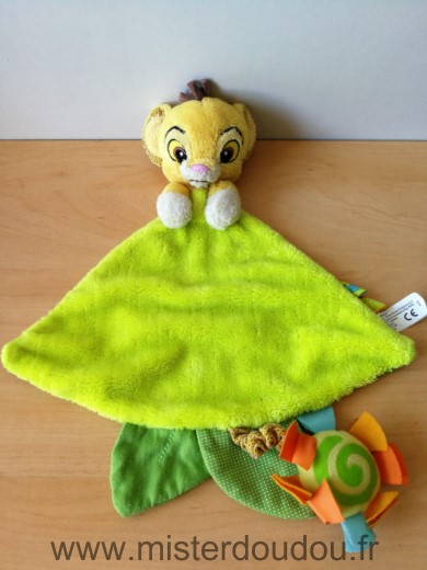 Disney Lion Simba jaune vert soleil - Très bon état