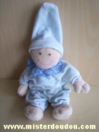 Babyclub Lutin Bleu col vichy bleu - Bon état