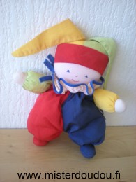 Corolle Lutin Bleu rouge jaune vert - Etat moyen