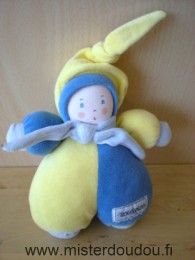 Nounours Lutin Jaune bleu - Très bon état