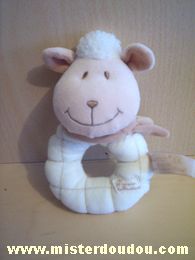 Tiamo Mouton Ecru écharpe beige - Très bon état
