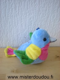 Gipsy Oiseau Bleu jaune vert rose - Très bon état