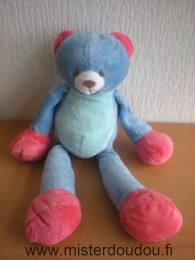 Addex Ours Bleu rouge bleu clair - Très bon état