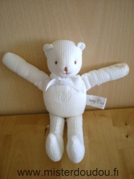 Baby dior Ours Blanc - Mauvais état