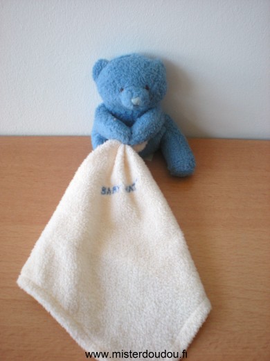 Baby nat Ours Ours bleu mouchoir ecru baby nat - Très bon état