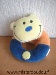 Carrefour france Ours Bleu orange jaune - Très bon état