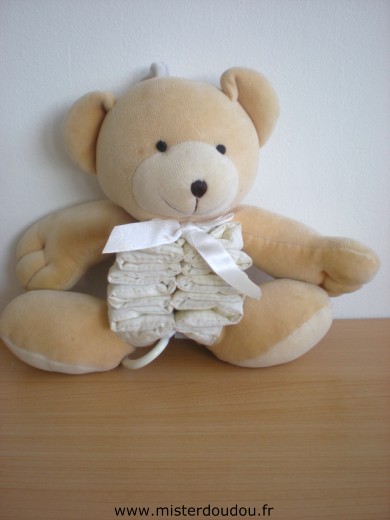 Carter s Ours Beige jaune blanc - Très bon état