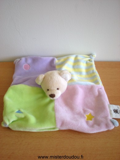 Cmp Ours Rose vert mauve jaune - Très bon état