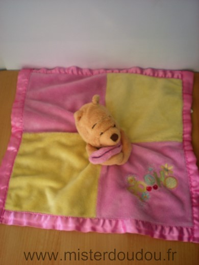 Disney Ours Winnie rose jaune pooh - Très bon état