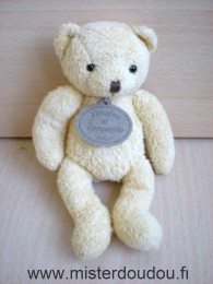 Doudou et compagnie Ours Jaune - Très bon état