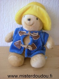 Eden Ours Paddington veste bleue chapeau jaune - Très bon état