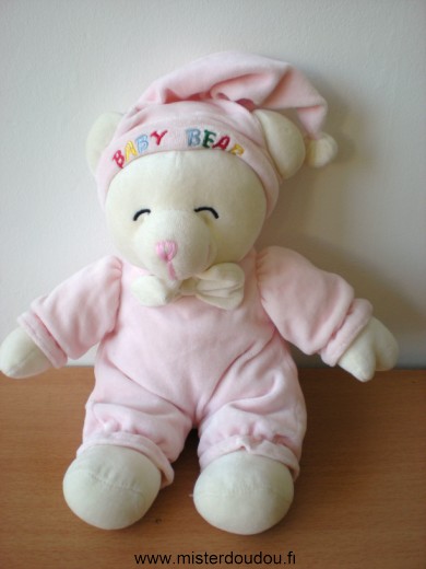 Gipsy Ours Blanc rose baby bear - Très bon état