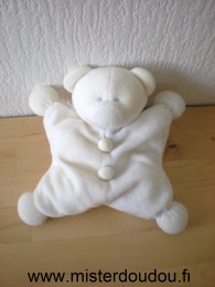 Jollybaby Ours Blanc bleu clair - Très bon état