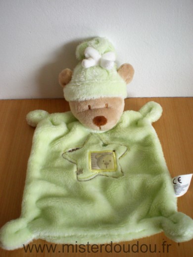 Nicotoy Ours Vert etoile - Très bon état