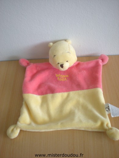 Nicotoy Ours Winnie the pooh rouge jaune disney - Très bon état