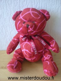 Nocibé Ours Rouge rose nocidou - Très bon état