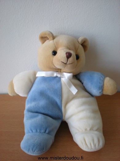 Noukie s Ours Bleu jaune beige - Très bon état