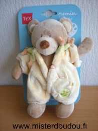 Tex Ours Beige habit jaune - Neuf