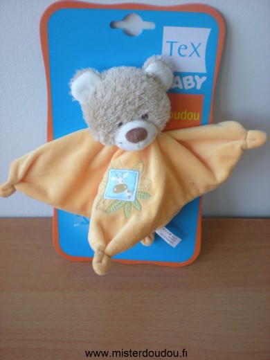 Tex Ours Jaune motif girafe - Neuf