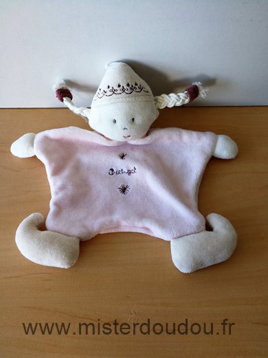 Berlingot Poupée Rose blanc berlingot - Très bon état