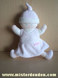 Corolle Poupée Blanc et robe rose - Très bon état