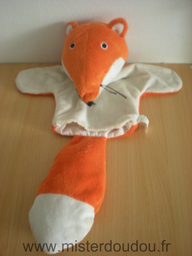 Nature et découvertes Renard Orange blanc - Très bon état
