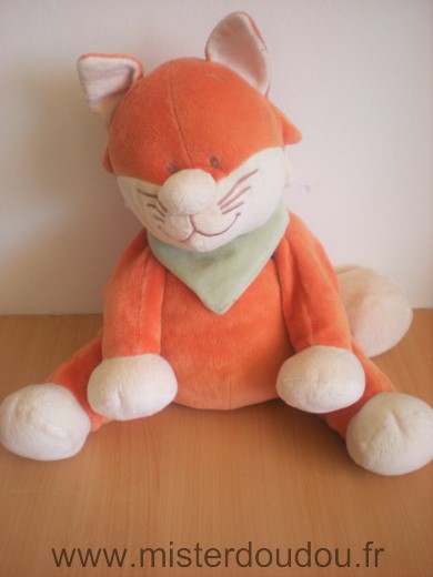 Noukie s Renard Orange foulard vert - Très bon état