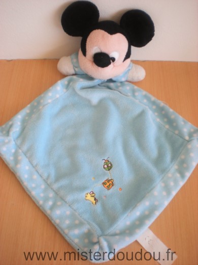 Disney Souris Mickey bleu pois blancs - Très bon état