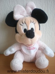 Disney Souris Rose bavoir baby minnie - Très bon état