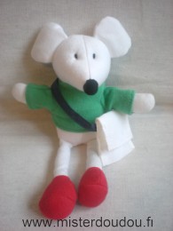 Dmc Souris Tissus blanc tshirt vert sac blanc - Très bon état